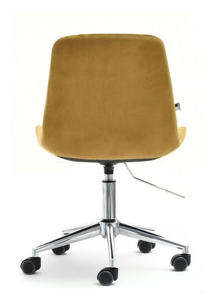 Stolica Eleanor (zlatna + krom)