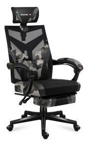 Fotoliu gaming Cruiser 5 (negru + gri camuflaj)