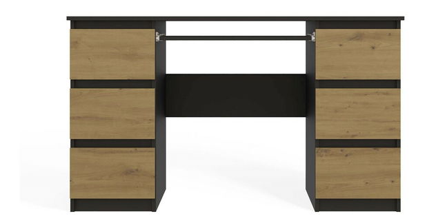 PC stolík Kwazulu 1 (antracit + dub artisan)