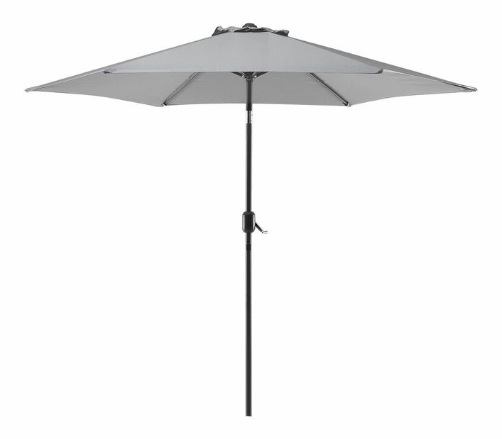 Záhradný slnečník 270 cm VARENA (kov) (tmavosivá)