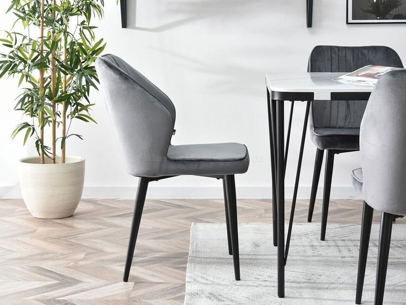 Scaun Greta K (gri + negru)