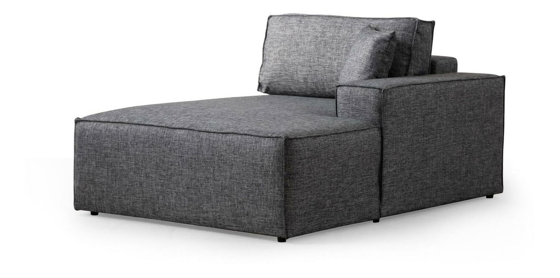 Kutna garnitura Pirlofenzza (s prostorom za odlaganje) (D) (tamnosiva)