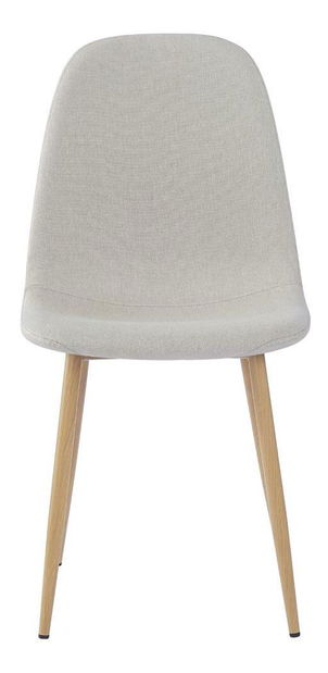 Jedálenská stolička Laga (krémová + buk) 