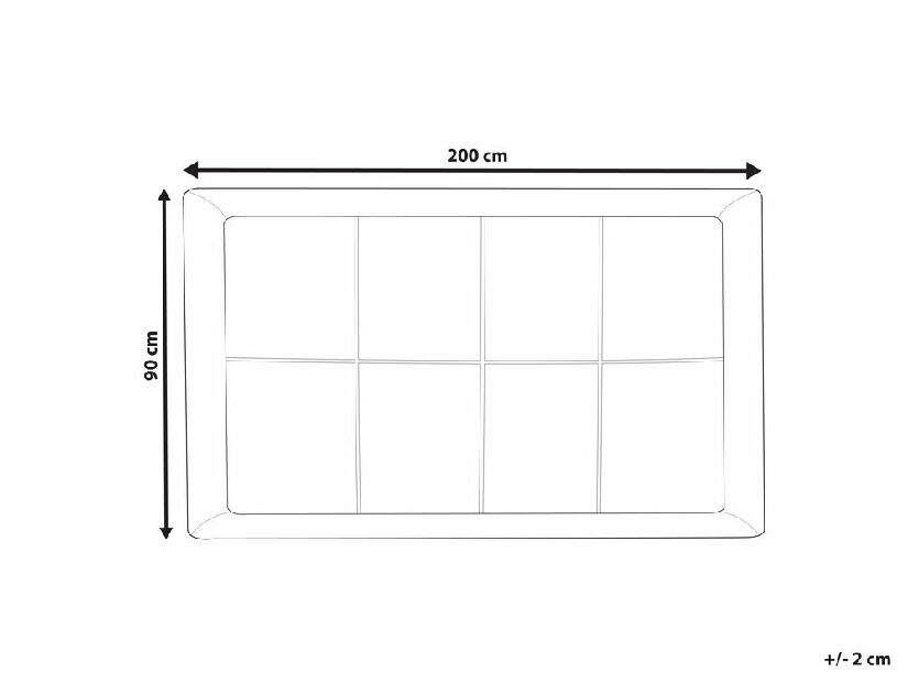 Prekrivač za krevet- YNGA 90x200 (bijela)