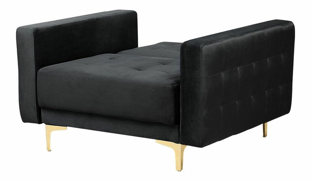 Set canapea fotoliu 3+1+1 Aberde (negru)