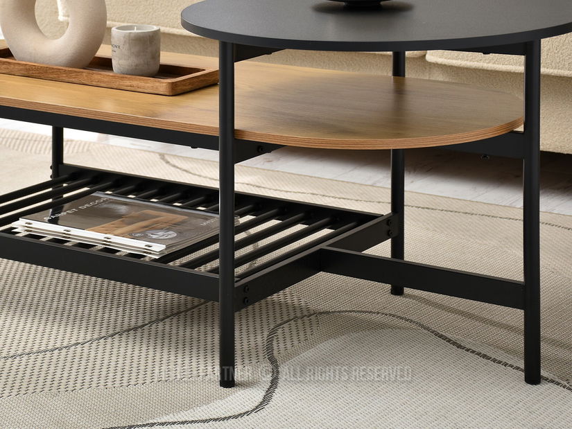 Stolić za kavu Lorelail Xl (crna)