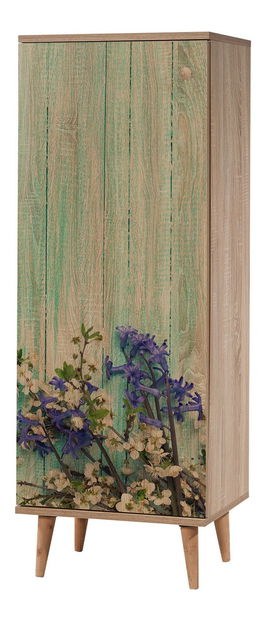 Előszoba Feliz 727 (szonoma tölgy + zöld)