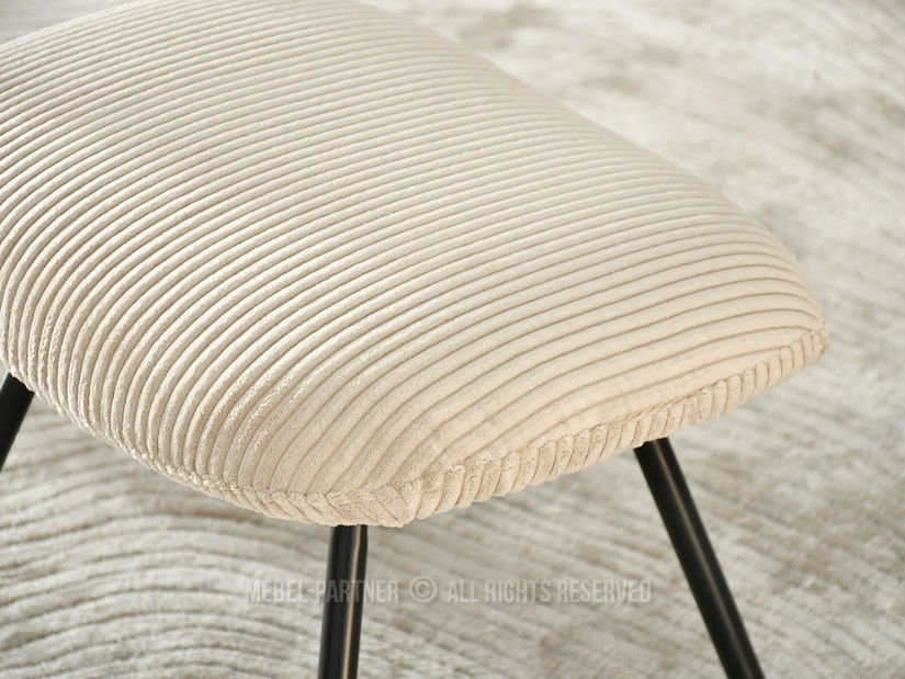 Fotoliu relax Condorin (nisipiu + negru) (cu suport)