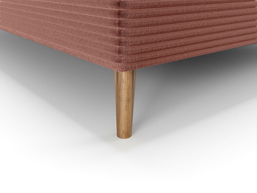 Jednolôžková posteľ 80 cm Napoli Bonell (terakota) (s roštom, s úl. priestorom)