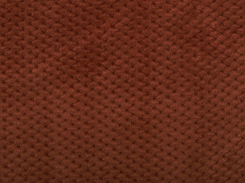 Deka 220x200 cm SALIER (polyester) (hnedá)