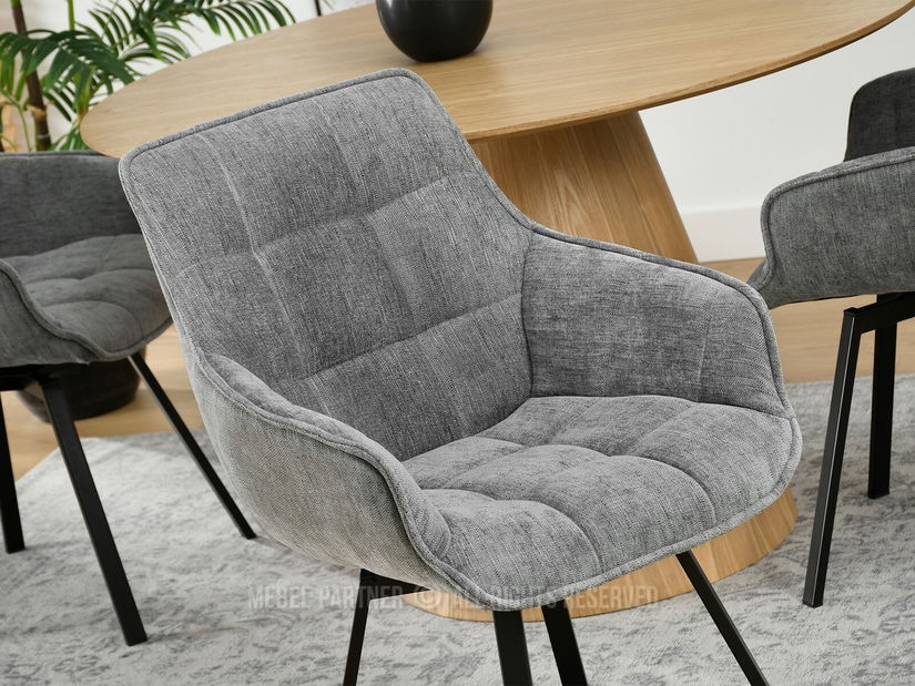 Scaun Aranbura (gri + negru)