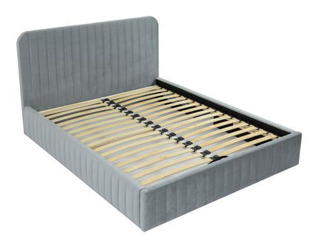 Pat matrimonial 160 cm Lentoa (Roz) (cu somieră) (cu sp. depozitare)