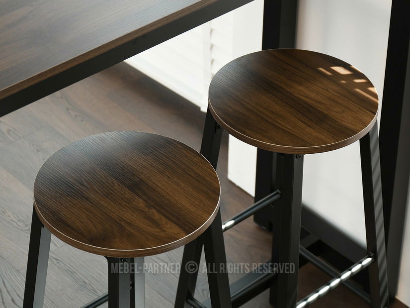 Set mobilier bar Reporte (negru)