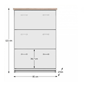Cipőtároló (cipősszekrény) Timmy Typ 10 3K