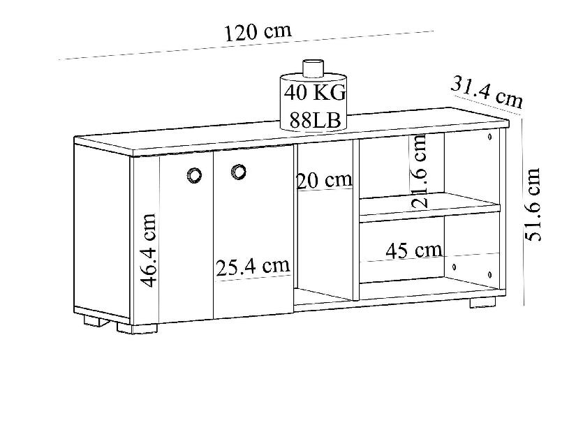 Pantofar Vabite 2 (alb + stejar zafir) 