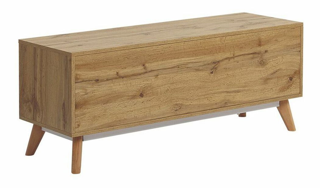 Masă TV/Dulap FLARO (fag + alb)