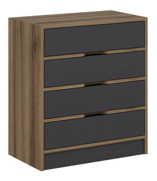 Komoda Erich (orah + antracit)