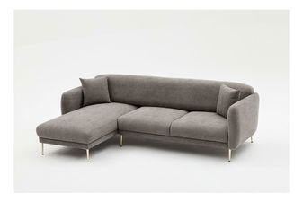 Kutna garnitura Simeon (L) (siva + zlatna)