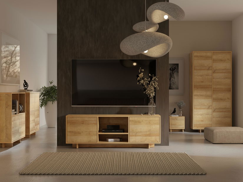 Zrkadlo Nustretta N10 (dub riviera)