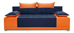 Canapea trei locuri Ibriso (albastru + portocaliu)