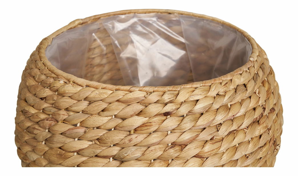 Fonott virágcserép Dsinoraina (natúr)