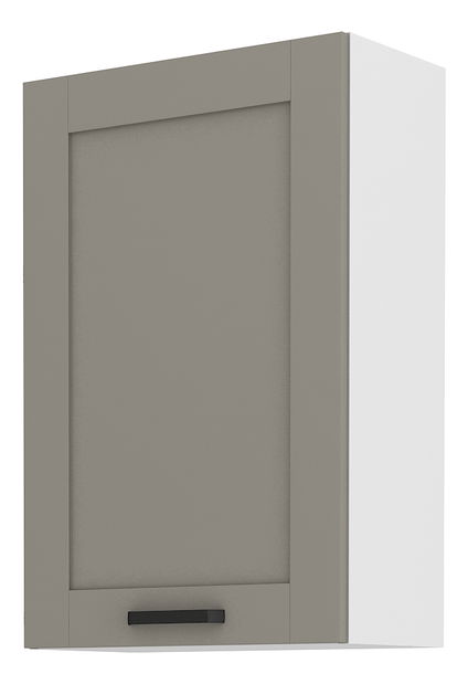 Dulap superior de bucătărie Lucid 60 G 90 1F (claygrey + alb)