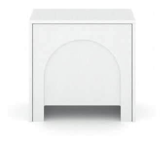 Noćni stolić Arcana 1D (bijela)