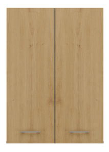 Závesná kúpelňová skrinka Perdieron 2 (antracit + dub artisan)