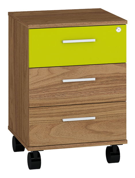 Ormarić na kotačićima Optimal 24 prirodni orah 