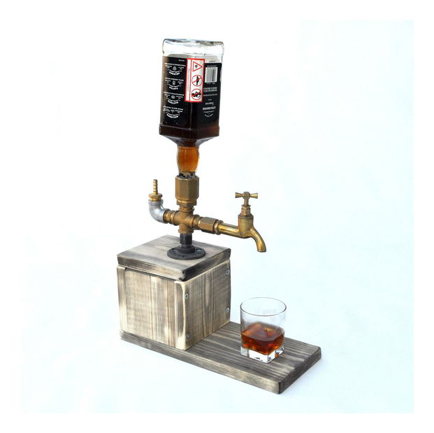 Dávkovač nápojov Libiki 2 (orech + zlatá) 