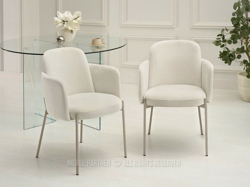 Scaun sufragerie Oficina (crem + gri)