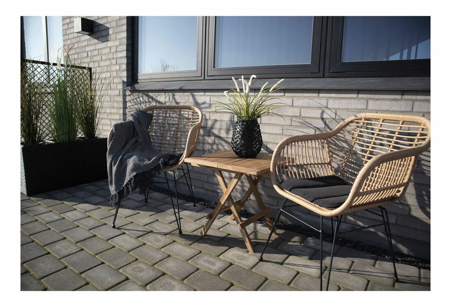 Záhradná stolička Tinselia 1 (prírodná)