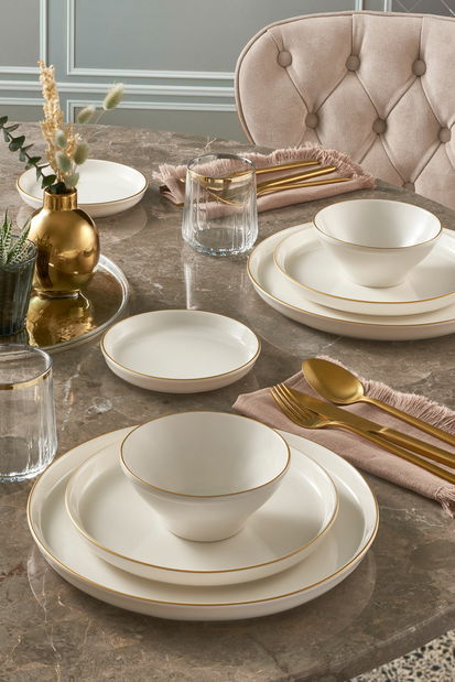 Serviciu de sufragerie (16 piese) – Giselle (crem) *lichidare stoc