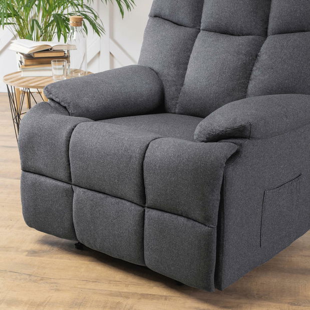 Podesiva fotelja Repraducida (siva) 