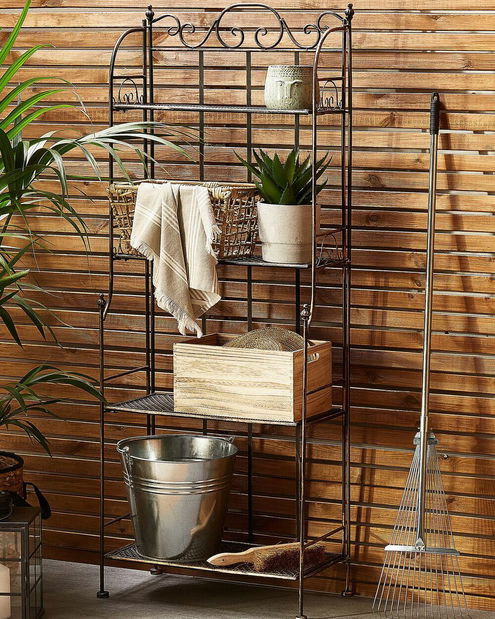 Kerti regál ITAMMA (fekete)