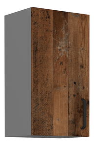 Dulap superior de bucătărie Oldie 40 G-72 1F (Antracit + Old style)