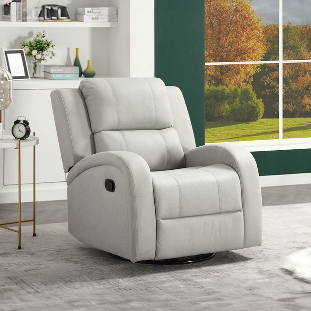 Fotoliu reglabil Triple (argintiu)