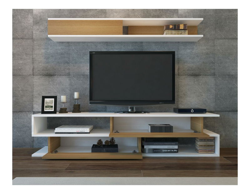 Mobilier living Simpsonic (teak + Alb) 