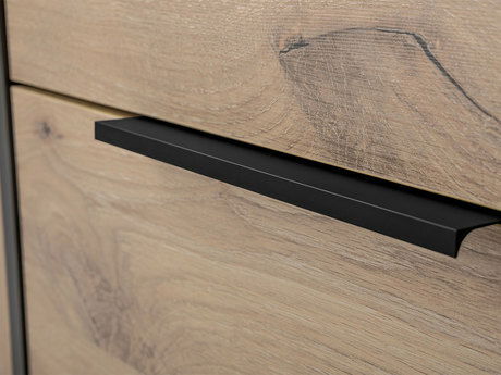 Comodă Pengasa 2D3S (Negru + Stejar viking) 