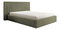 Bračni krevet 180 cm Thala 180 (s podnicom) (s prostorom za odlaganje) (zelena + crna)