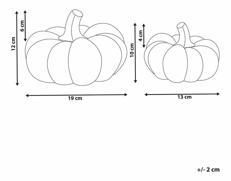 Decor dovleac Katza (gri)