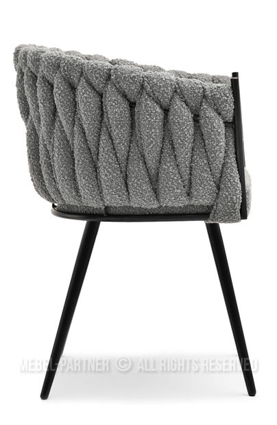 Stolička Roza (sivá + čierna)