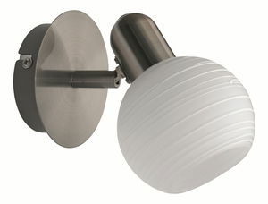 Spot LED Aurel 6341 (satin crom + motiv alb)