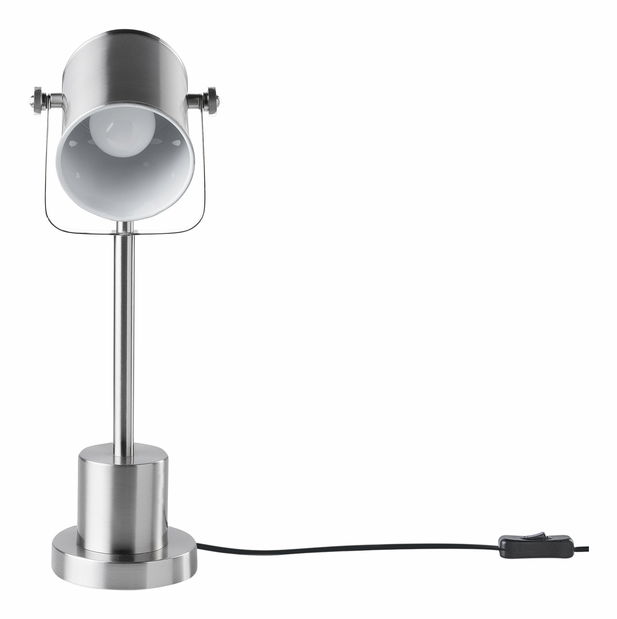 Stolná lampa Kaston (strieborná)