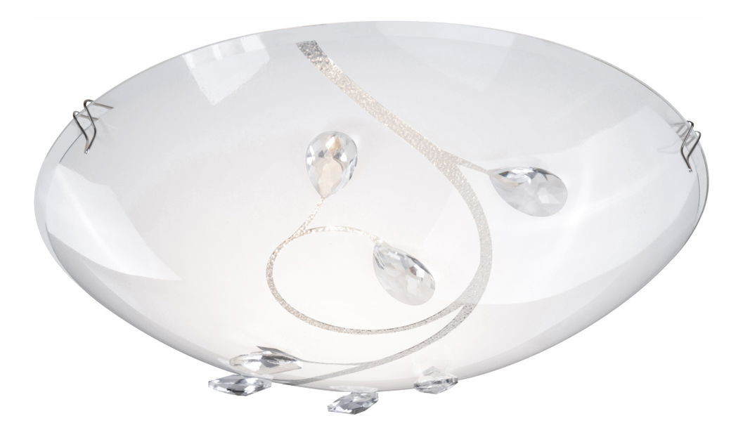 Aplică/Iluminat de perete Burgundy 40404-1 (modern/design) (niclu + opal)