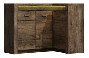 Comodă de colț Inneas l 15 (arin închis)