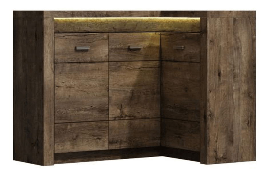 Comodă de colț Inneas l 15 (arin închis)