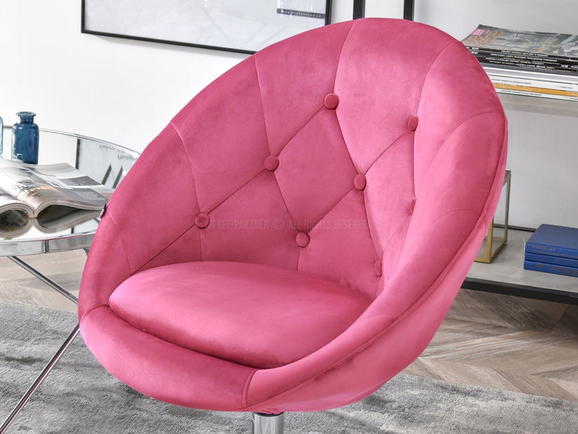 Fotoliu Lush 3 (roz + negru)
