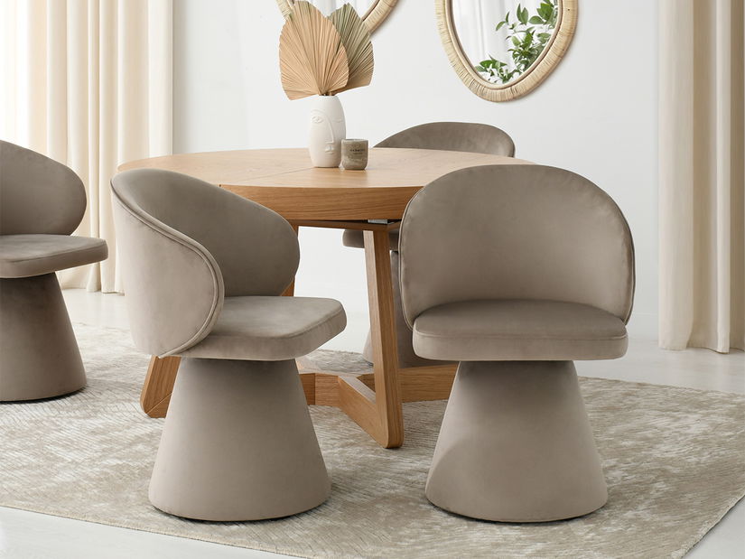 Jedálenská stolička Simulada (béžová)