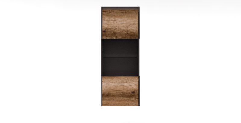 Vitrína na stenu BRW Fini SFW1W/12/5 (s osvetlením)